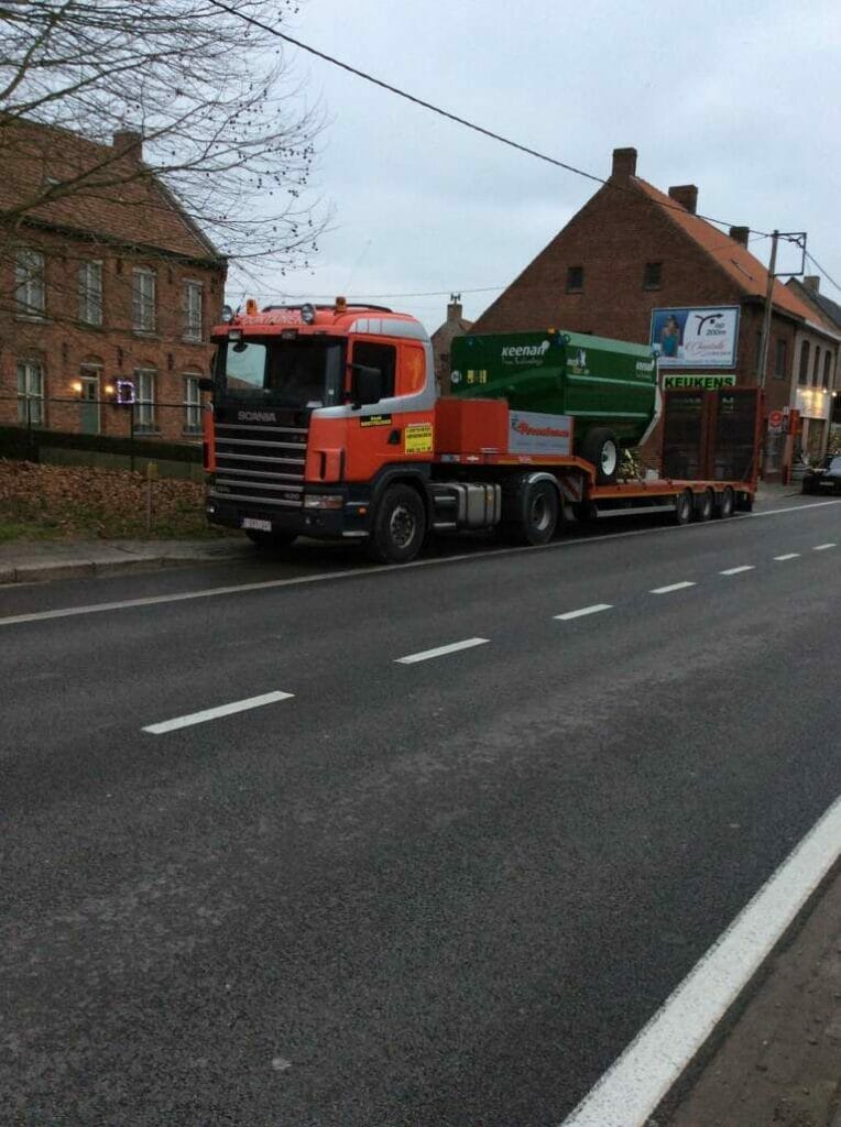 Machine op camion