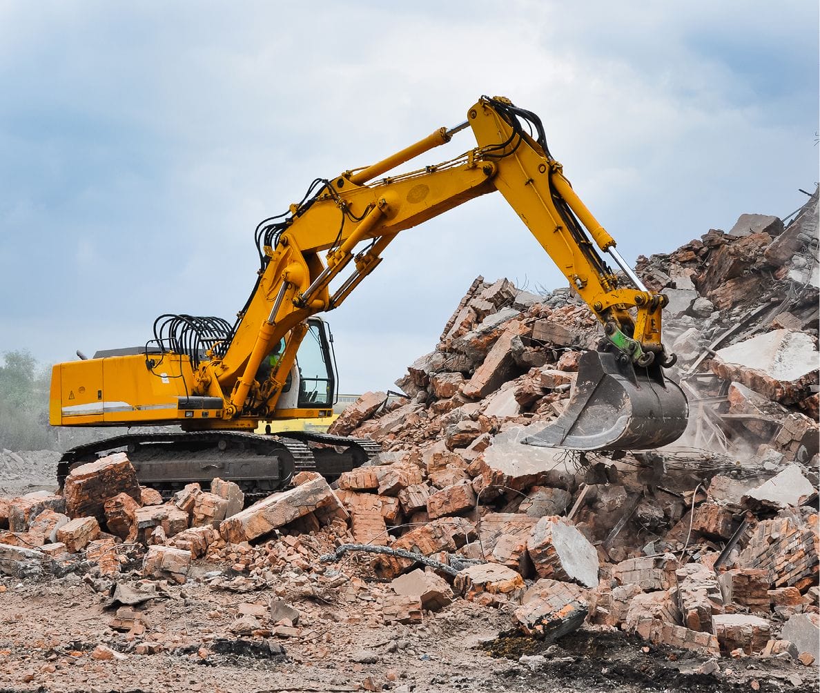 Afbraakwerken gebouw Containers Henk